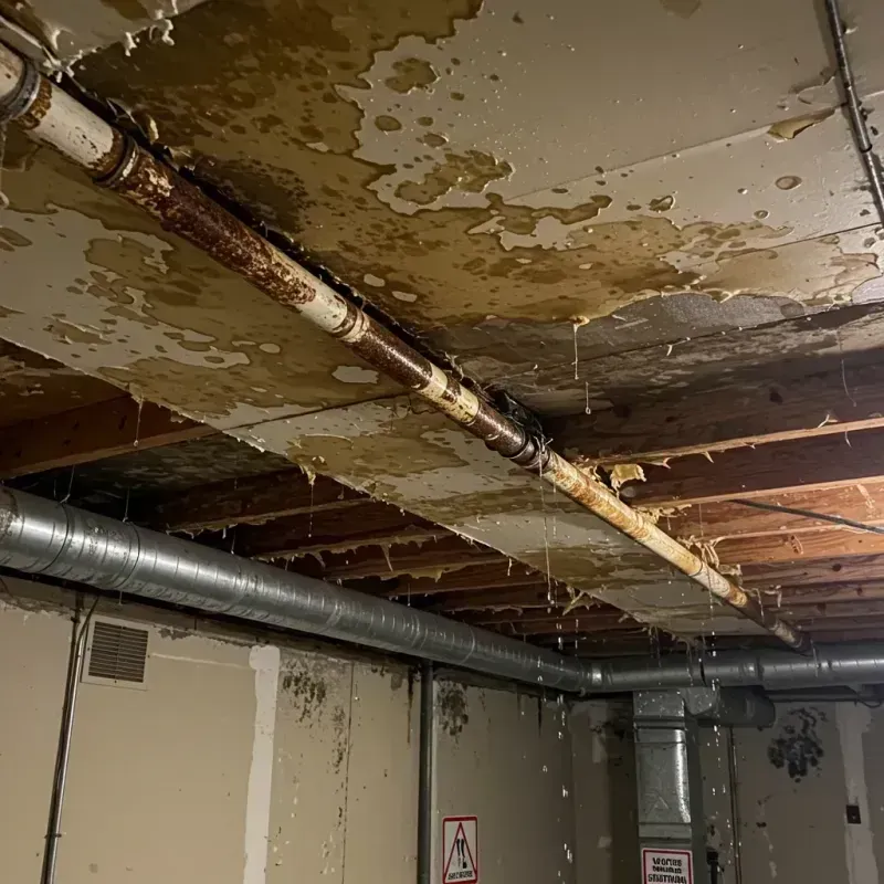 Ceiling Water Damage Repair in Fall River, WI